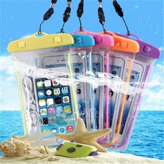 Colorful Universal Waterproof Phone Pouch — Swim, Snorkel, and Explore Without Worry
